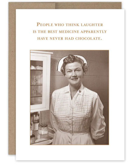 Laughter Is Best Medicine Get Well Card